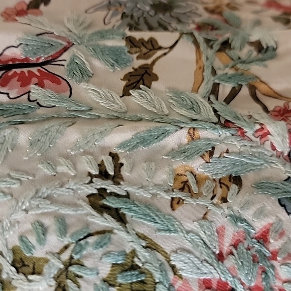 Love Kyla "Klara Dress" Floral Sleeveless Dress, Size S, Hand Embroidered, NWT - Picture 4 of 10